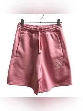 BRAND NEW - Pink Adidas All SZN Pink Fleece  shorts